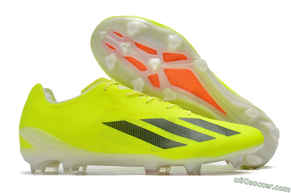 Adidas X Crazyfast+ FG Firm Ground Soccer Cleats - Yellow/Black 1