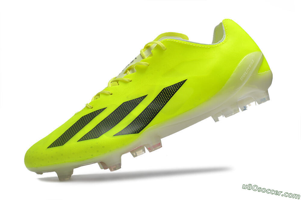 Adidas X Crazyfast+ FG Firm Ground Soccer Cleats - Yellow/Black 5