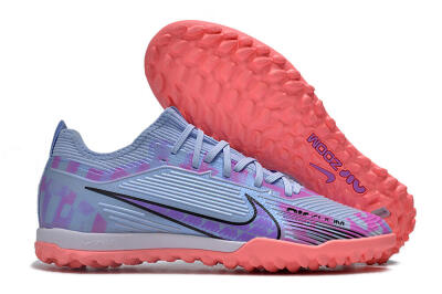 Nike Air Zoom Mercurial Vapor 15 Pro TF Artificial Turf Soccer Shoes - Silver/Purple/Red