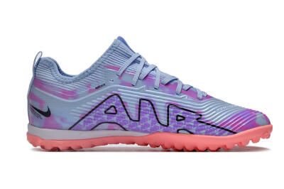 Nike Air Zoom Mercurial Vapor 15 Pro TF Artificial Turf Soccer Shoes - Silver/Purple/Red