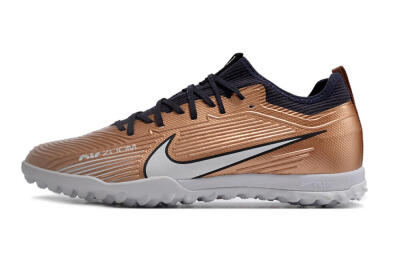 Nike Air Zoom Mercurial Vapor 15 Pro TF Artificial Turf Soccer Shoes - Rose Gold/Black/White