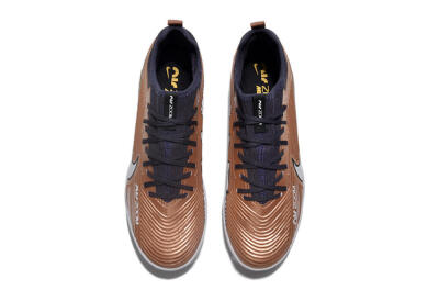 Nike Air Zoom Mercurial Vapor 15 Pro TF Artificial Turf Soccer Shoes - Rose Gold/Black/White