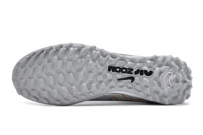 Nike Air Zoom Mercurial Vapor 15 Pro TF Artificial Turf Soccer Shoes - Silver/Gold/Black