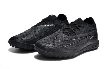 Nike Phantom GX Elite TF Artificial Turf Soccer Shoes - Black/White/Silver