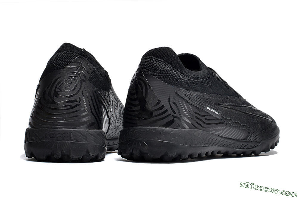 Nike Phantom GX Elite TF Artificial Turf Soccer Shoes - Black/White/Silver 9