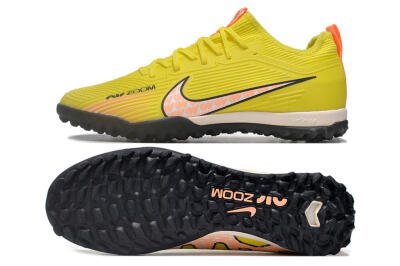 Nike Air Zoom Mercurial Vapor 15 Pro TF Artificial Turf Soccer Shoes - Yellow/Pink/White/Black