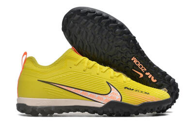 Nike Air Zoom Mercurial Vapor 15 Pro TF Artificial Turf Soccer Shoes - Yellow/Pink/White/Black