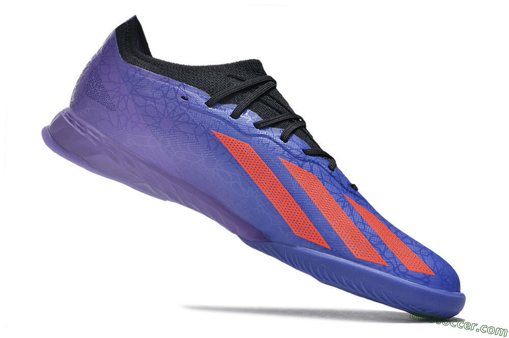 Adidas X Crazyfast.1 IC Indoor & Futsal Soccer Shoes - Blue/Red/Purple 4