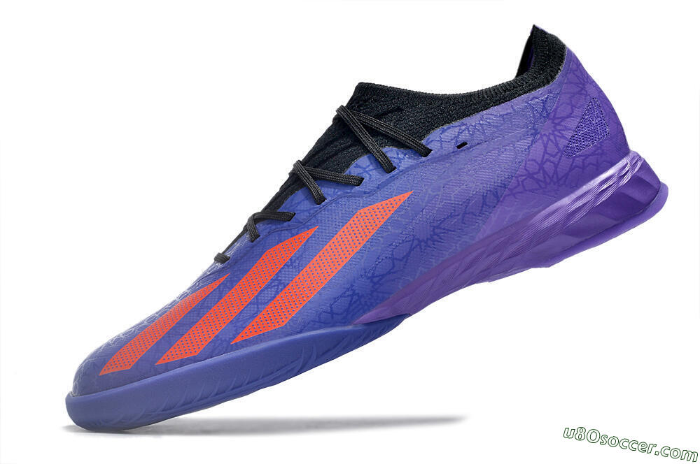 Adidas X Crazyfast.1 IC Indoor & Futsal Soccer Shoes - Blue/Red/Purple 5