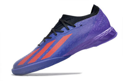 Adidas X Crazyfast.1 IC Indoor & Futsal Soccer Shoes - Blue/Red/Purple
