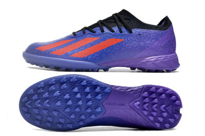 Adidas X Crazyfast.1 TF Artificial Turf Soccer Shoes - Blue/Red/Purple