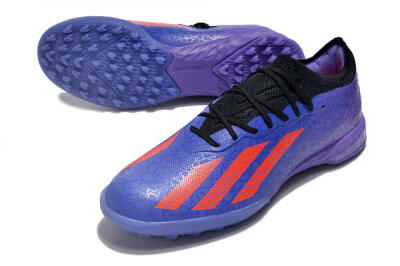 Adidas X Crazyfast.1 TF Artificial Turf Soccer Shoes - Blue/Red/Purple