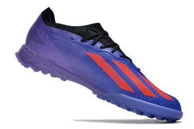 Adidas X Crazyfast.1 TF Artificial Turf Soccer Shoes - Blue/Red/Purple