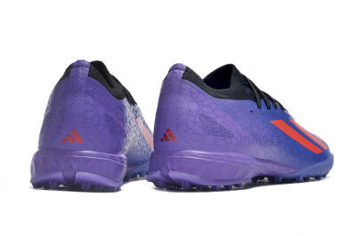 Adidas X Crazyfast.1 TF Artificial Turf Soccer Shoes - Blue/Red/Purple