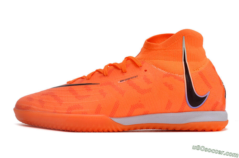Nike Phantom Luna Elite NU IC Indoor & Futsal Soccer Shoes - Orange/Purple/Black 2