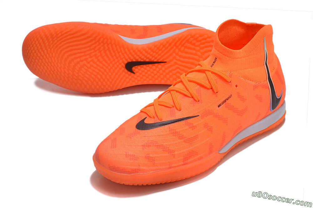 Nike Phantom Luna Elite NU IC Indoor & Futsal Soccer Shoes - Orange/Purple/Black 3