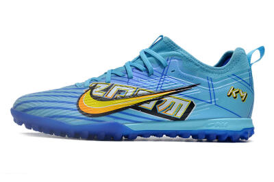 Nike Air Zoom Mercurial Vapor 15 Pro TF Artificial Turf Soccer Shoes - Blue/Yellow/Orange/White