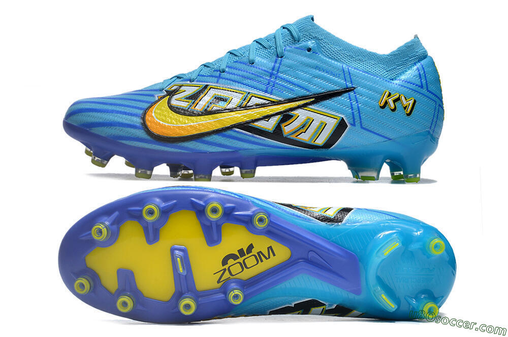 Nike Mercurial15 AGホワイト/ブルー AG Soccer Cleats in Blue and White | Elite Nike Air Zoom