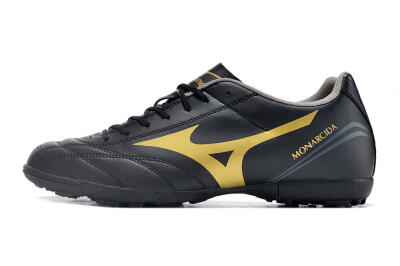 Mizuno Monarcida Neo Ckassic TF Artificial Turf Soccer Shoes - Black/Gold