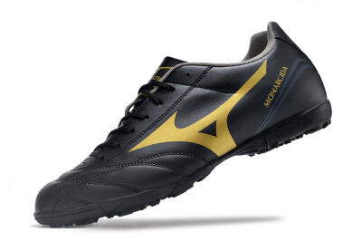 Mizuno Monarcida Neo Ckassic TF Artificial Turf Soccer Shoes - Black/Gold