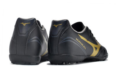 Mizuno Monarcida Neo Ckassic TF Artificial Turf Soccer Shoes - Black/Gold