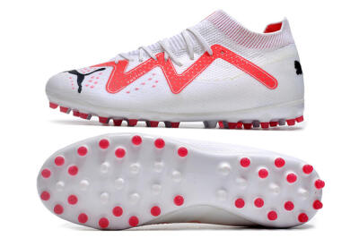 Puma Future Ultimate MG Multi Ground Soccer Cleats - White/Red/Black