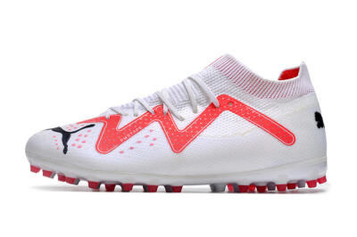 Puma Future Ultimate MG Multi Ground Soccer Cleats - White/Red/Black
