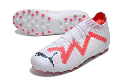 Puma Future Ultimate MG Multi Ground Soccer Cleats - White/Red/Black