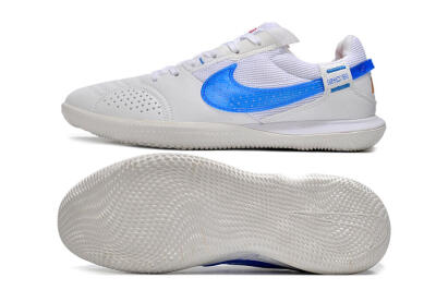 Nike Street Gato IC Indoor & Futsal Soccer Shoes - White/Blue