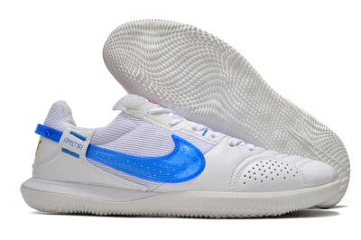 Nike Street Gato IC Indoor & Futsal Soccer Shoes - White/Blue