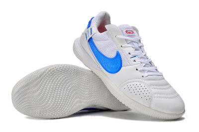 Nike Street Gato IC Indoor & Futsal Soccer Shoes - White/Blue