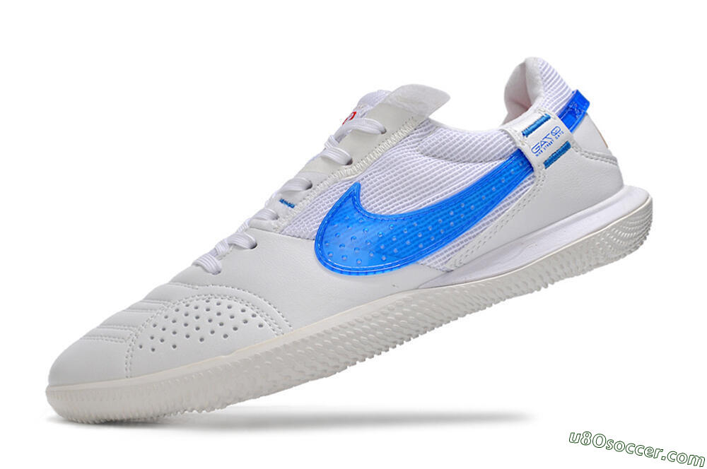 Nike Street Gato IC Indoor & Futsal Soccer Shoes - White/Blue 5