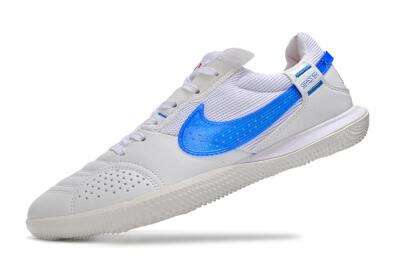 Nike Street Gato IC Indoor & Futsal Soccer Shoes - White/Blue
