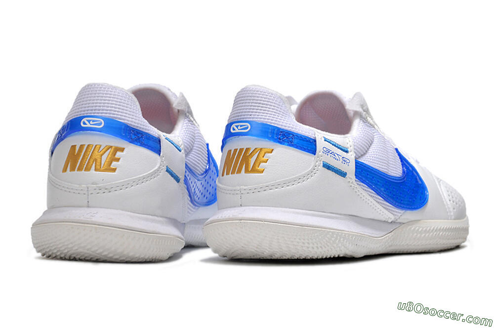 Nike Street Gato IC Indoor & Futsal Soccer Shoes - White/Blue 6