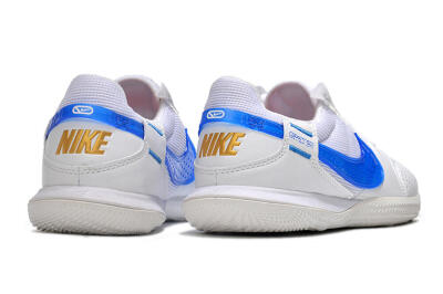 Nike Street Gato IC Indoor & Futsal Soccer Shoes - White/Blue