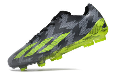 Adidas X Crazyfast+ FG Firm Ground Soccer Cleats - Black/Grey/Green