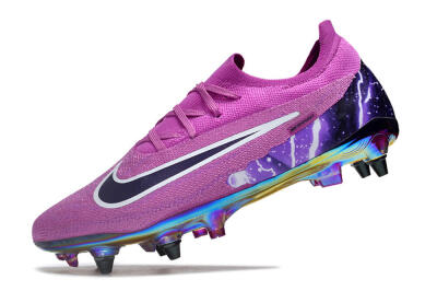 Nike Phantom GX Elite SG Soft Ground Soccer Cleats - Purple/White/Gold