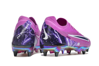 Nike Phantom GX Elite SG Soft Ground Soccer Cleats - Purple/White/Gold