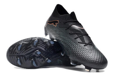 Puma Future Ultimate 2024 FG Firm Ground Soccer Cleats - Black/Blue/Gold