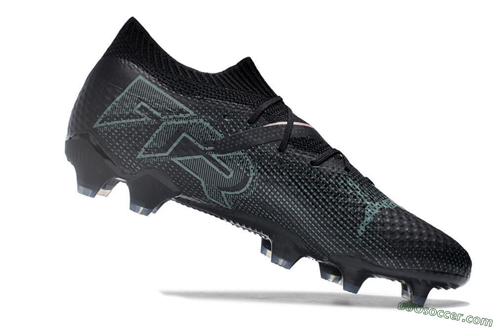 Puma Future Ultimate 2024 FG Firm Ground Soccer Cleats - Black/Blue/Gold 4