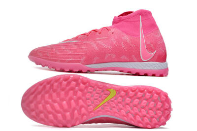 Nike Phantom Luna Elite NU TF Artificial Turf Soccer Shoes - Pink/White/Yellow