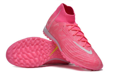 Nike Phantom Luna Elite NU TF Artificial Turf Soccer Shoes - Pink/White/Yellow