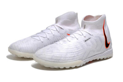 Nike Phantom Luna Elite NU TF Artificial Turf Soccer Shoes - White/Grey/Orange/Black