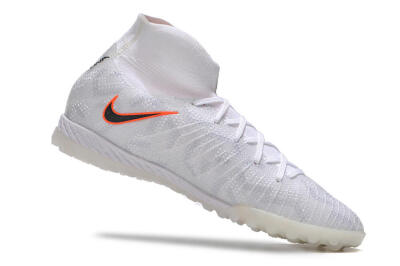 Nike Phantom Luna Elite NU TF Artificial Turf Soccer Shoes - White/Grey/Orange/Black
