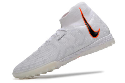Nike Phantom Luna Elite NU TF Artificial Turf Soccer Shoes - White/Grey/Orange/Black