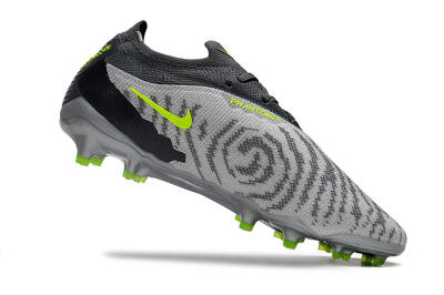 Nike Phantom GX Elite FG Firm Ground Soccer Cleats - Grey/Black/Green