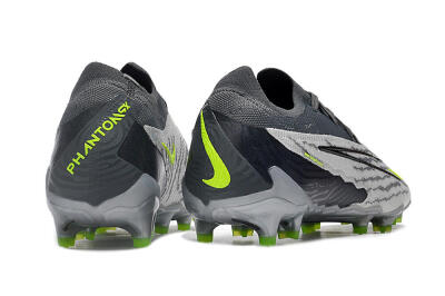 Nike Phantom GX Elite FG Firm Ground Soccer Cleats - Grey/Black/Green