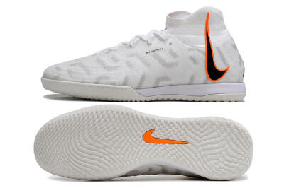 Nike Phantom Luna Elite NU IC Indoor & Futsal Soccer Shoes - White/Grey/Black/Orange