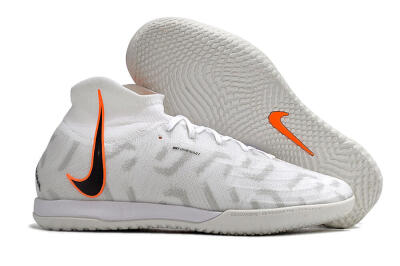 Nike Phantom Luna Elite NU IC Indoor & Futsal Soccer Shoes - White/Grey/Black/Orange