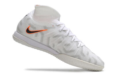Nike Phantom Luna Elite NU IC Indoor & Futsal Soccer Shoes - White/Grey/Black/Orange